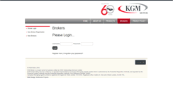 Desktop Screenshot of broker.kgminsurance.co.uk